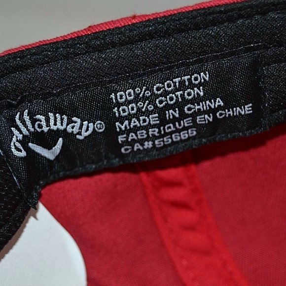 Callaway Golf Heritage Red/Yellow Baseball Cap NWT - Picture 6 of 7